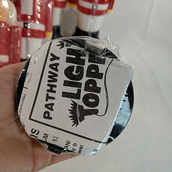 10 Empire Blow Mold Pathway Light Toppers Vintage 1995 NEW Nutcracker Christmas - Picture 3 of 13